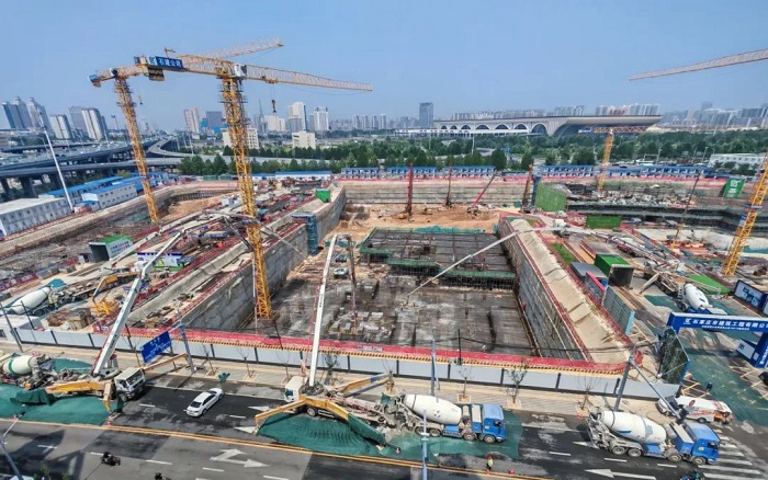 提速发展→js1996官网混凝土机械助建石家庄城市更新