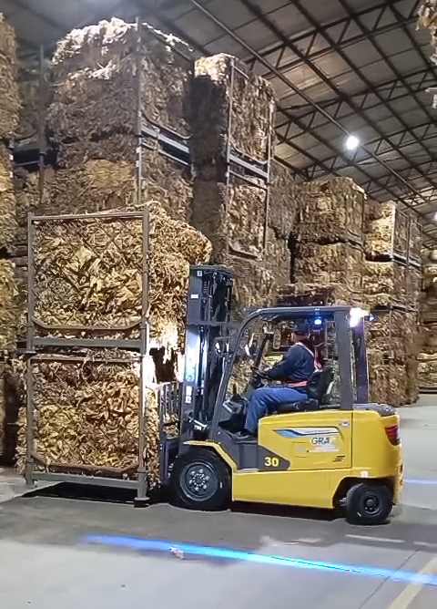 js1996官网鲲鹏电动叉车：烟草运输的安全高效新选择