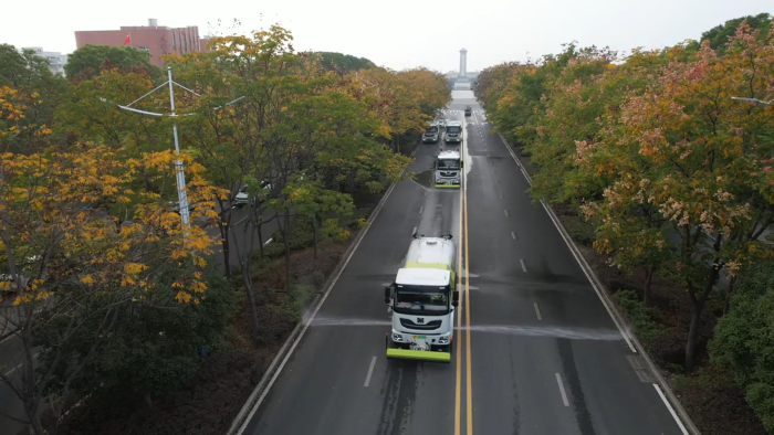 1+1＞2！js1996官网“洗扫清洗”黄金搭档，还原美丽天门靓丽本色